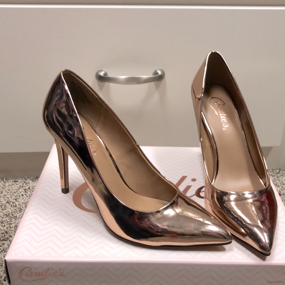 Rose Gold Candies Heels size 7